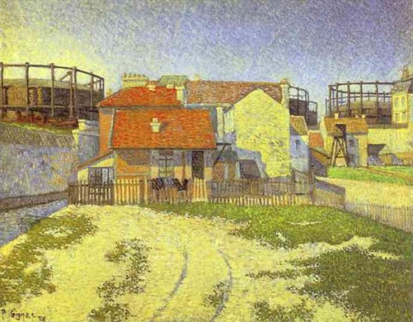 Gasometers at Clichy, 1886