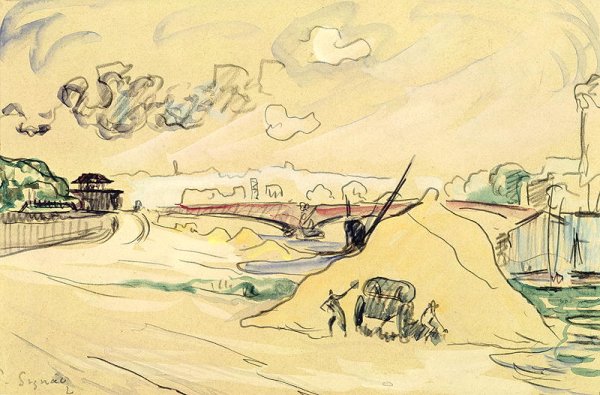 The Pile of Sand, Bercy, 1905