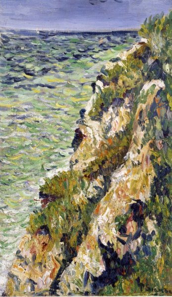 Port-en-Bessin, a Cliff