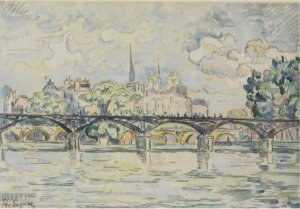 Paris, Le Pont Des Arts Vu De La Berge