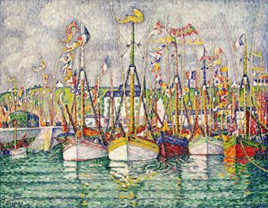 Paul Signac - Blessing of the Tuna Fleet at Groix 1923