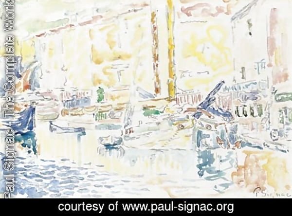 Paul Signac - Le port de Saint-Tropez